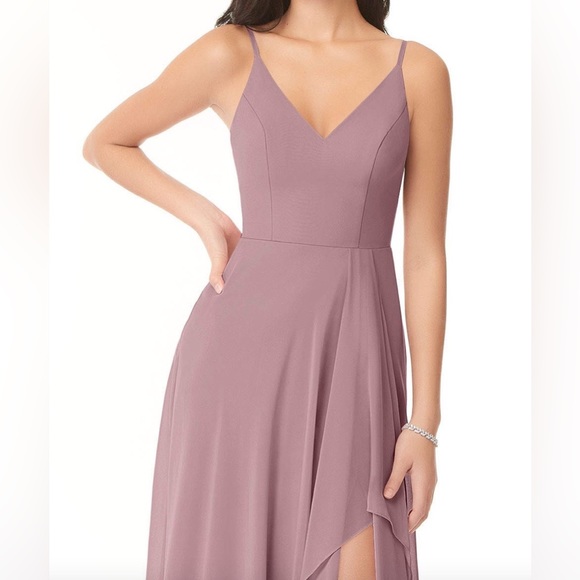 AZAZIE Dusty Pink Bridesmaid Dress in Size A4 - Picture 2 of 6